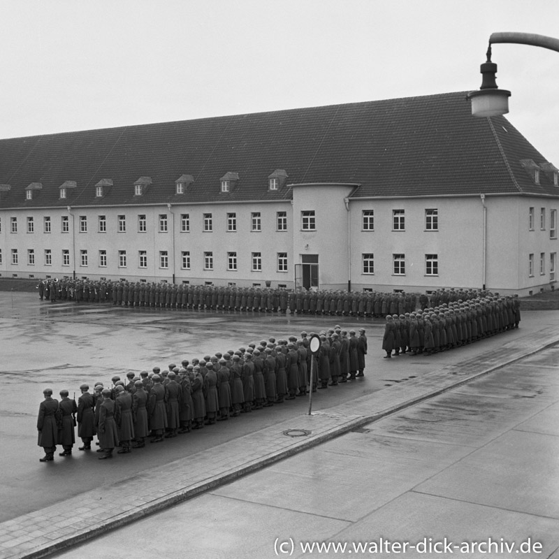 Militärische Zeremonie Vereidigung 1962