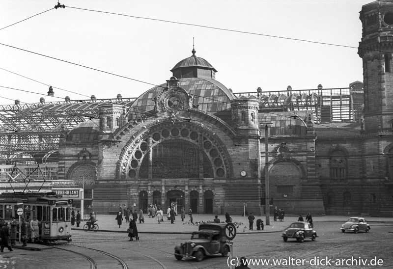 Der alte Hauptbahnhof 1949