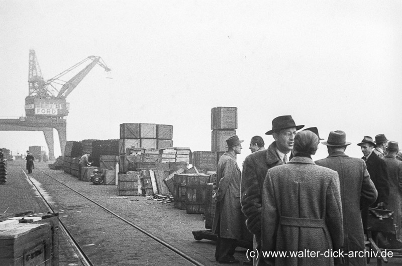 Besichtigung der Ford-Werke 1948