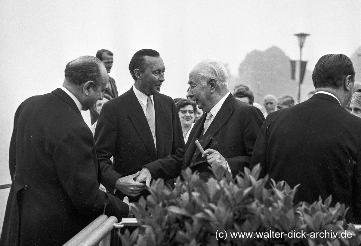 Begrüßung des Präsidenten 1959