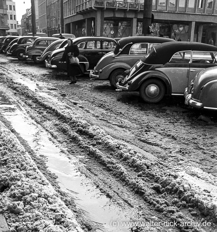 Schneematsch 1958