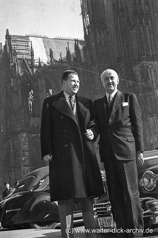 Henry Ford II besucht Köln 1948