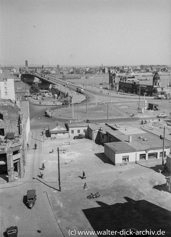 Blick von der Gürzenich-Baustelle