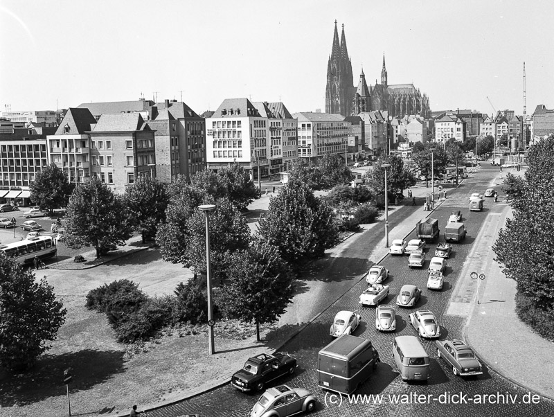 Verkehrsführung am Heumarkt 1963