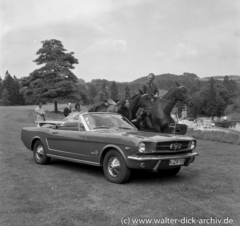 Werbefoto für den Ford Mustang