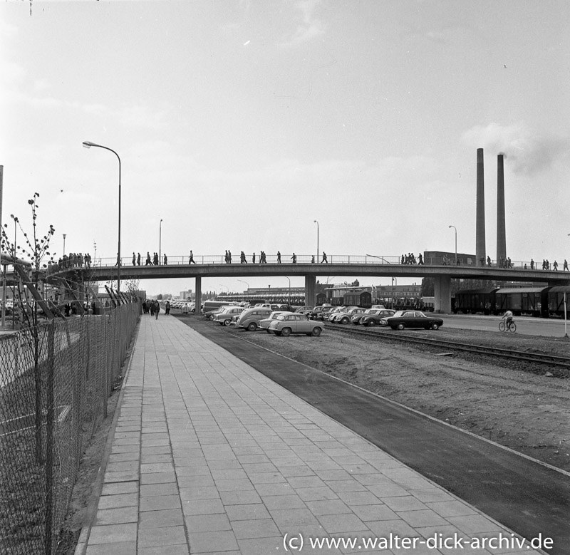 Henry Ford II Brücke in den Kölner Ford Werken