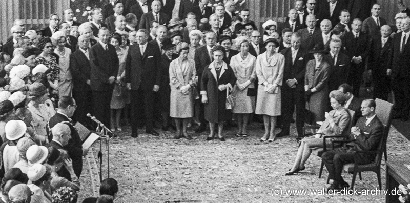 Empfang im Rathaus - Königin Elisabeth II. 1965