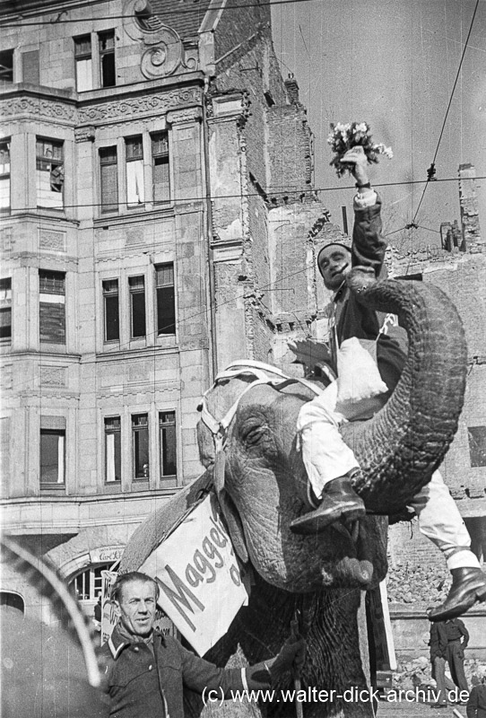 Rosenmontagszug 1949