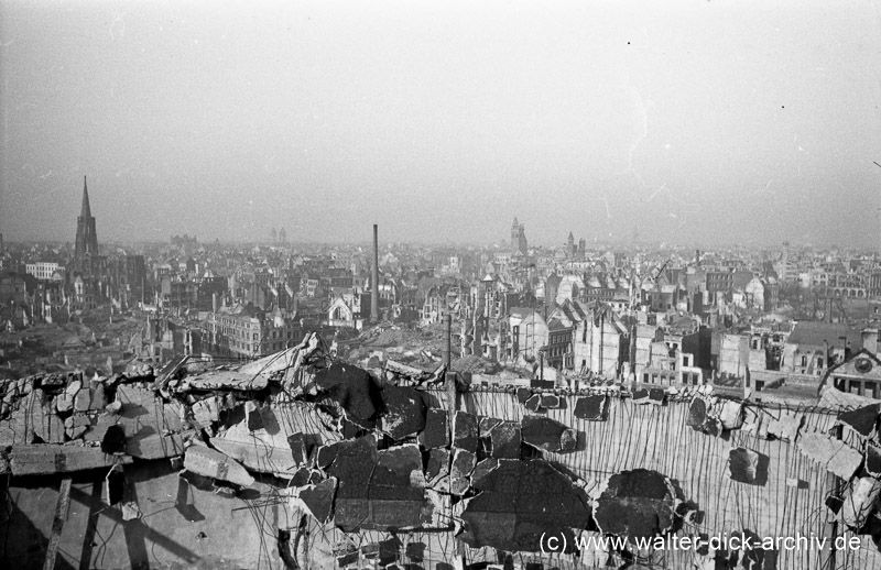 Blick vom Wasserturm 1946