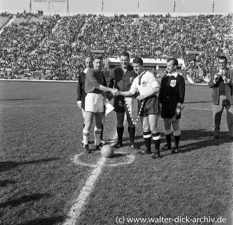 Fußball WM Chile Deutschland : Schweiz 1962