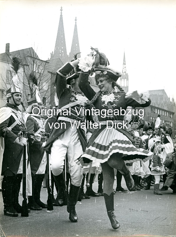 Straßenkarneval 1952 in Köln Altstädter
