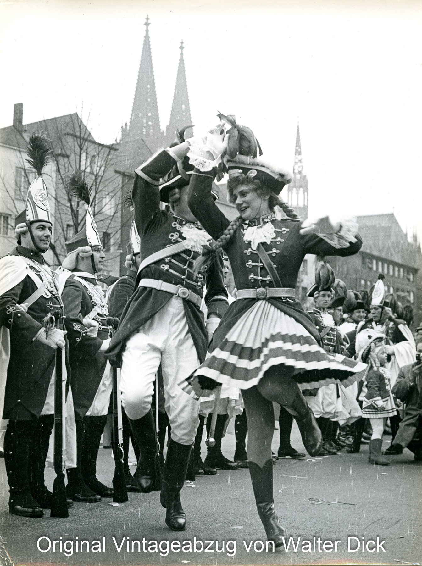 Straßenkarneval 1952 in Köln Altstädter