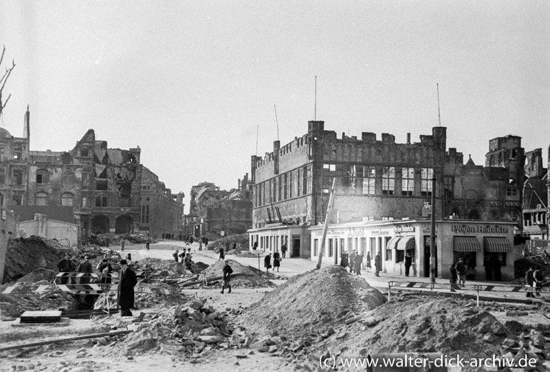 Blick vom Heumarkt zum Gürzenich