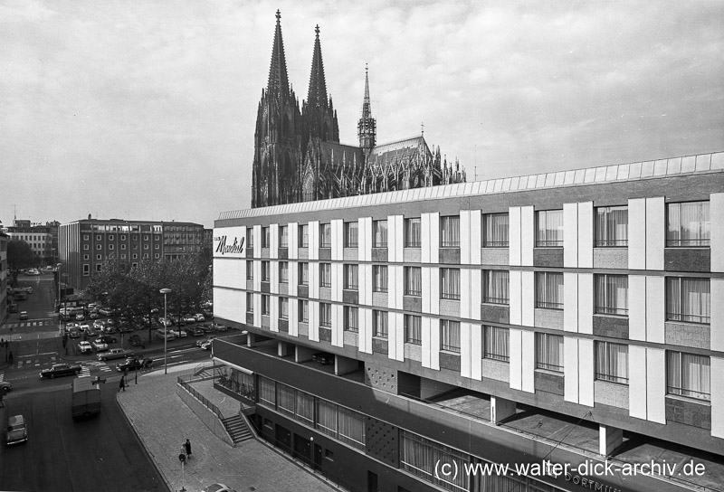 Hotel Mondial und der Dom 1966