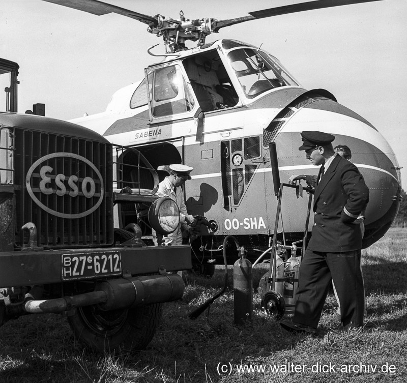 Heliport im Grüngürtel 1953