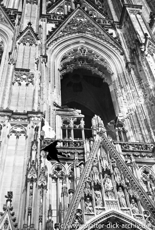 Kriegsschäden am Kölner Dom