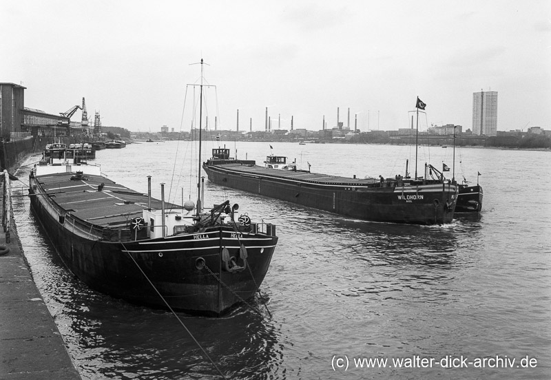 Am Kai der Fordwerke 1965