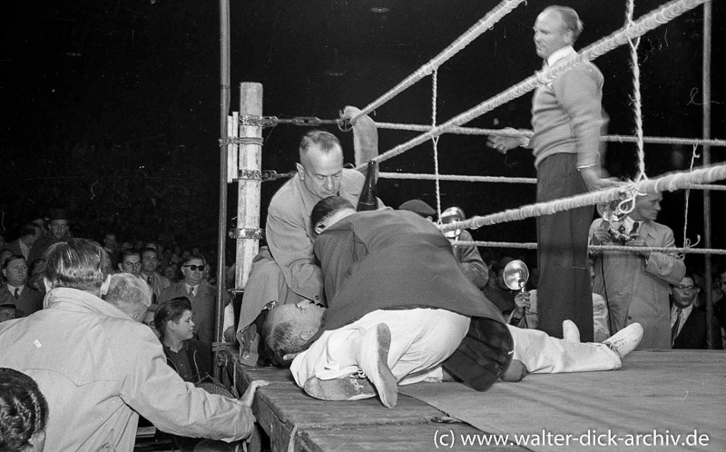 Peter Müller-Sein "berühmtester" Kampf 1952