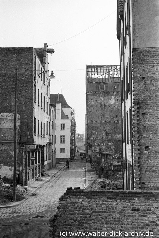 Wiederaufbau im Martinsviertel 1949