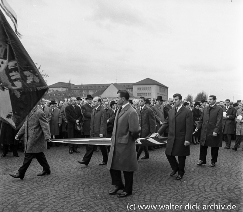 Beerdigung von Peco Bauwens 1963