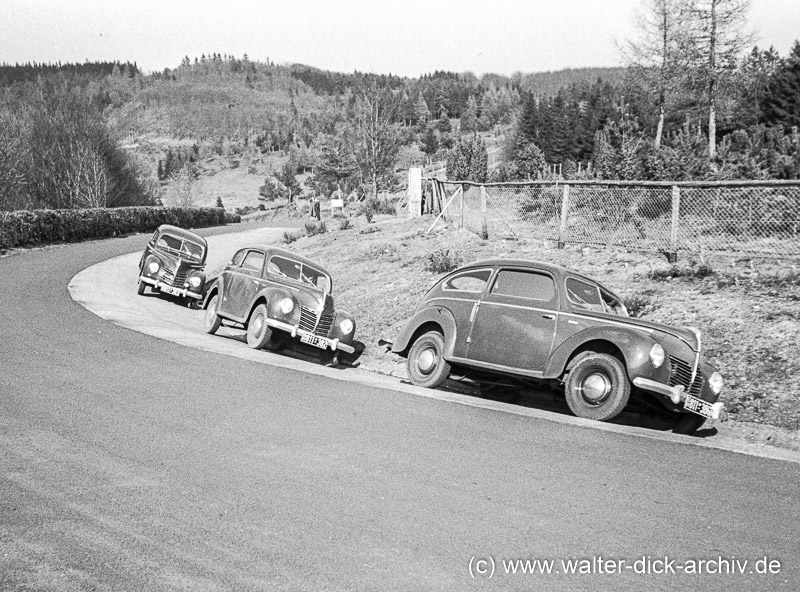 Der "Buckeltaunus" auf dem Nürburgring 1950