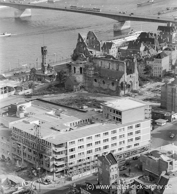 Wiederaufbau der Brügelmann Bauten 1953