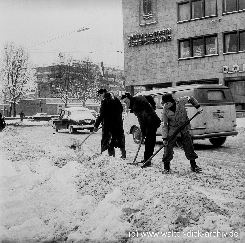 Köln im Winter 1953