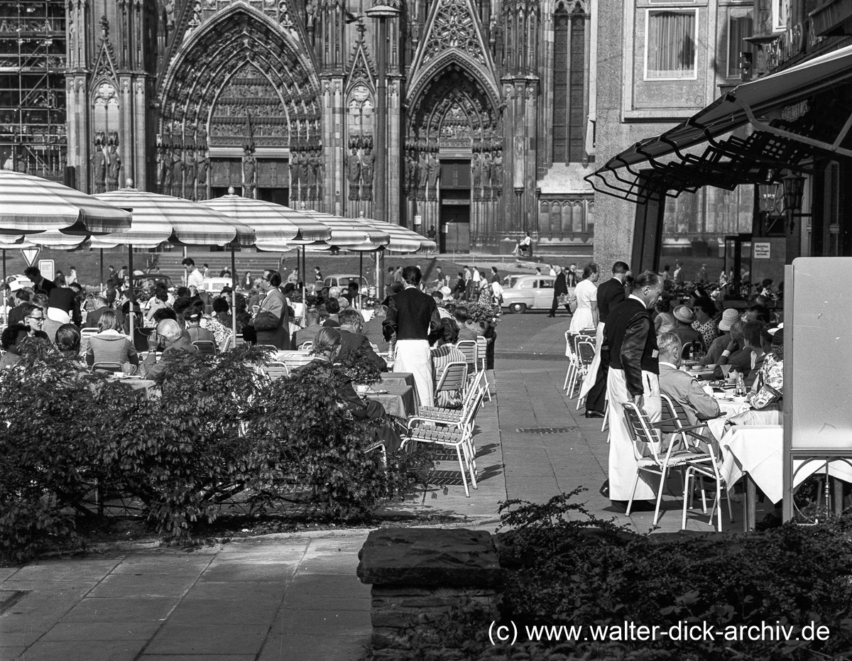 Auf den reichard Terrassen 1960