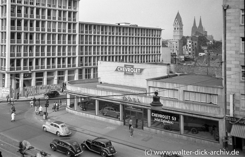 Hauptstelle der Stadtsparkasse Köln 1955