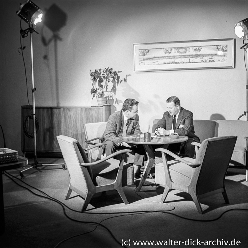 Hans Joachim Friedrichs im Gespräch mit Edsel Ford 1960