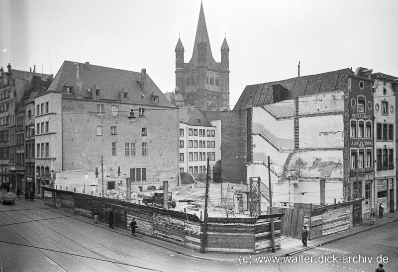 Abriss und Neubau 1938