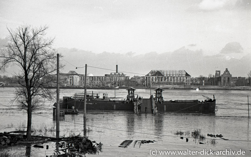 Hochwasser in Köln-Januar 1946