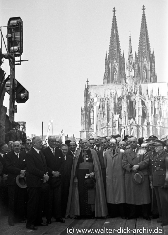 Wiedereröffnung der Hohenzollernbrücke