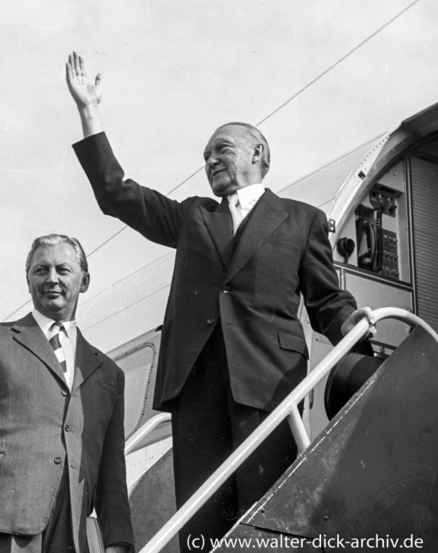 Konrad Adenauer reist nach Moskau 1955