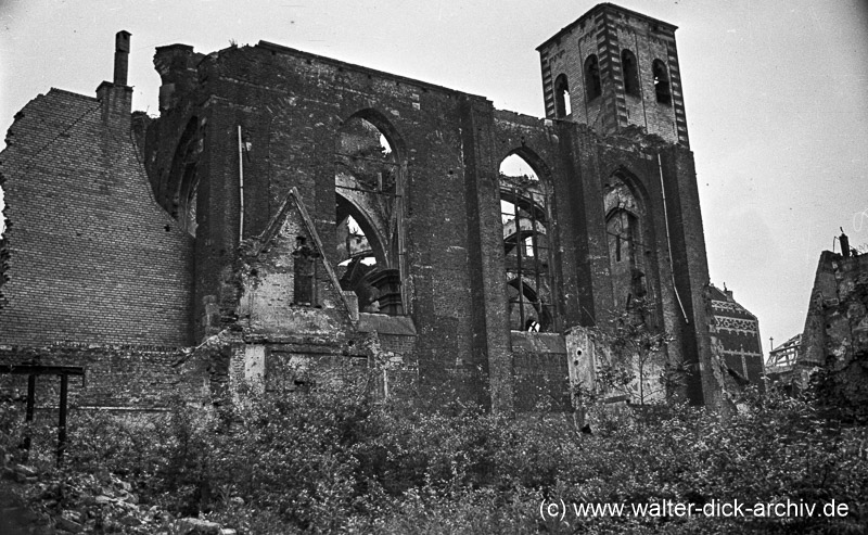 Ruine von St. Alban 1948