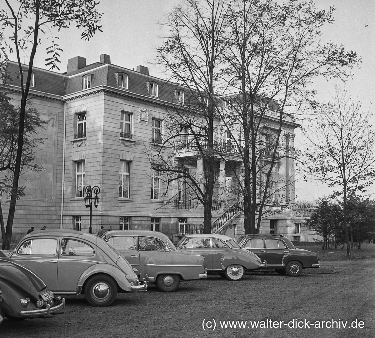 Rückseite der Villa Oppenheim 1959