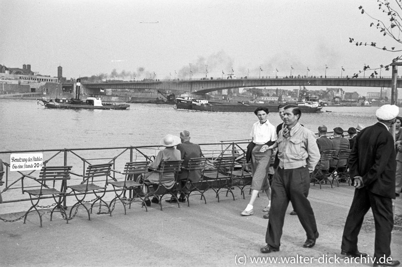 Preiswertes Sitzvergnügen am Rhein