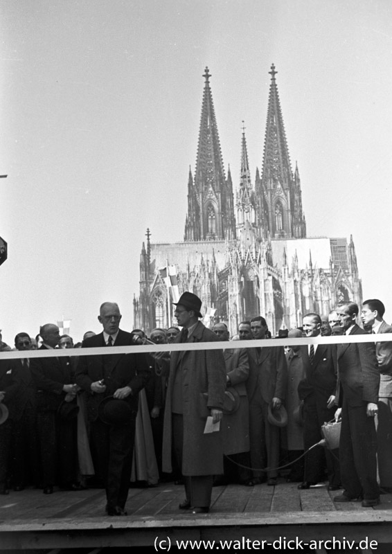 Wiedereröffnung der Hohenzollernbrücke