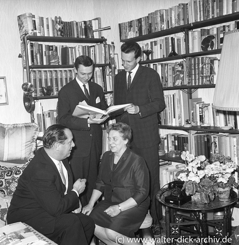 Theo Burauen mit Familie 1965