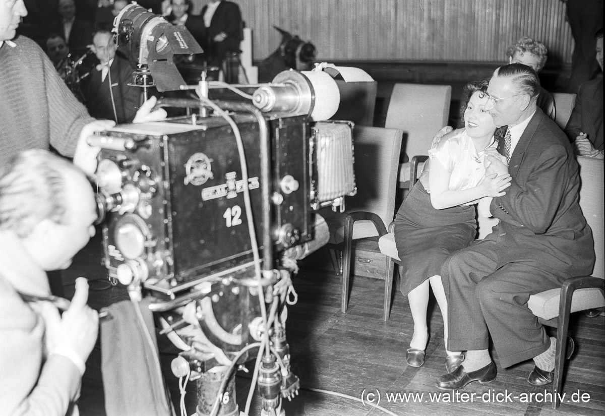 Arbeiten zum Film "Das ideale Brautpaar" 1953