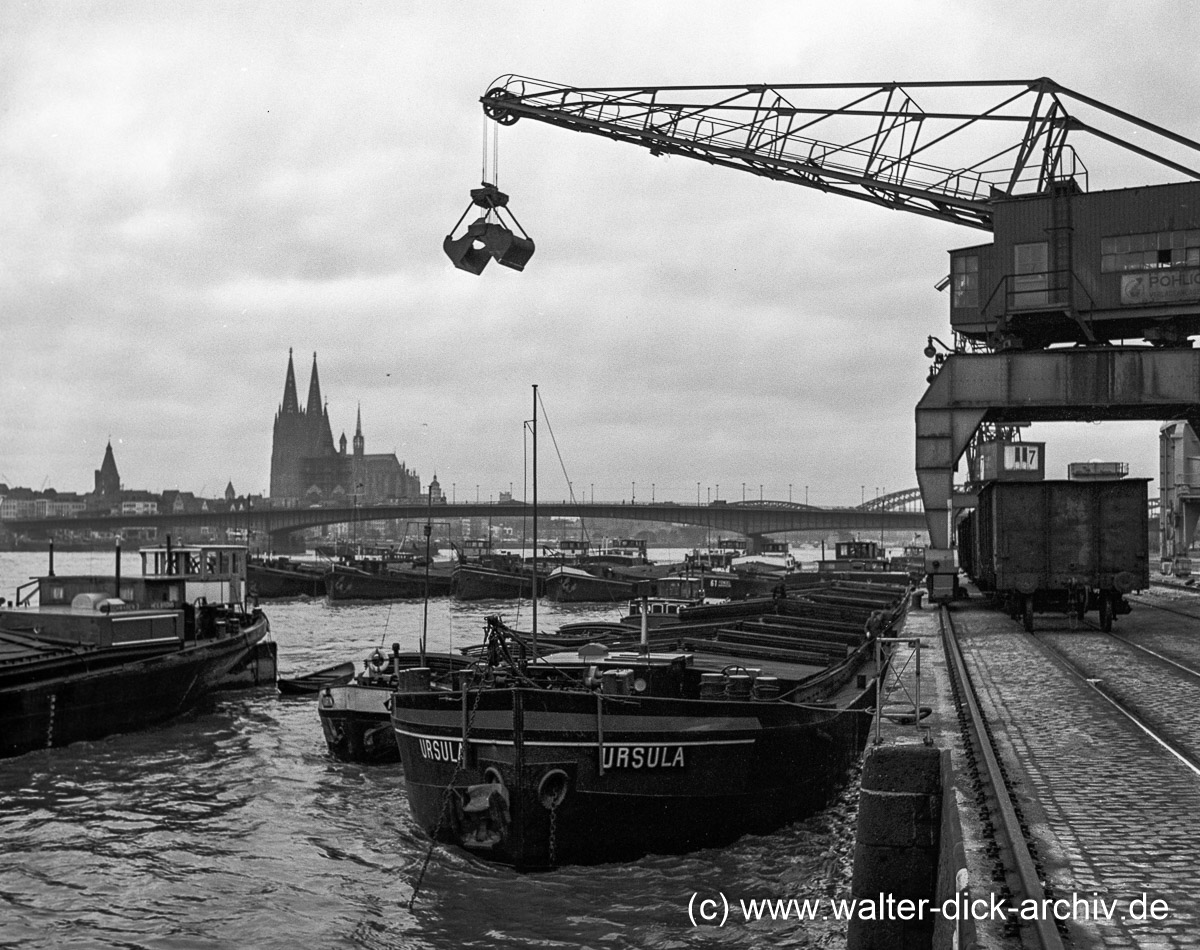 An der Deutzer Werft 1963