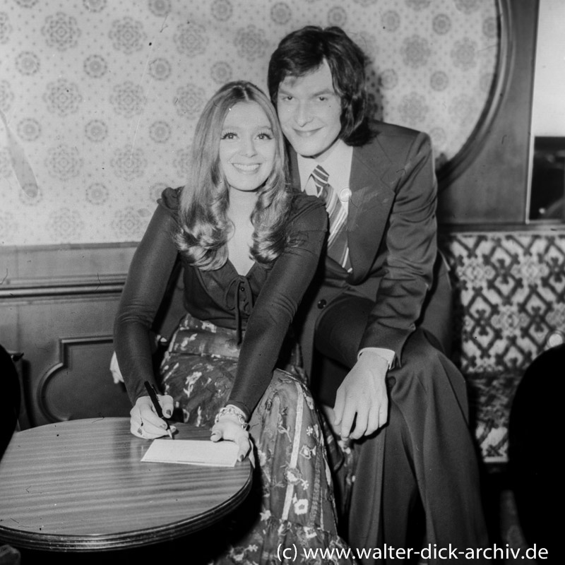 Cindy und Bert beim Lottotip 1972