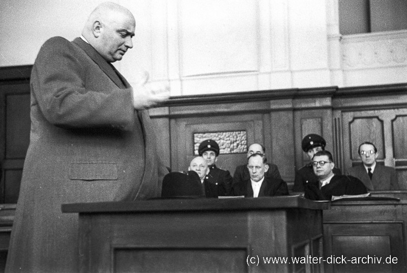 Zeugenaussage im Hioegen Prozess 1949