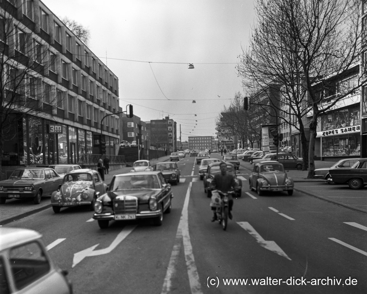 Blick in die Pipinstraße 1968