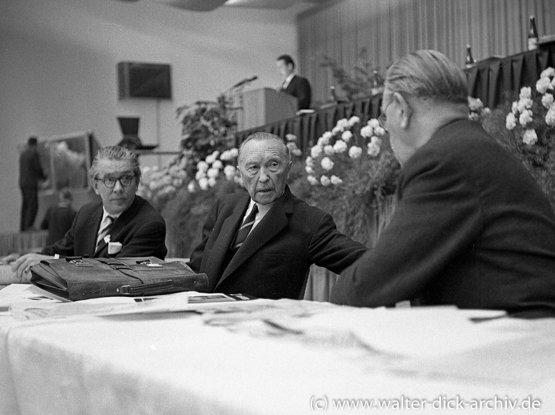 Auf dem Kölner CDU Parteitag 1961