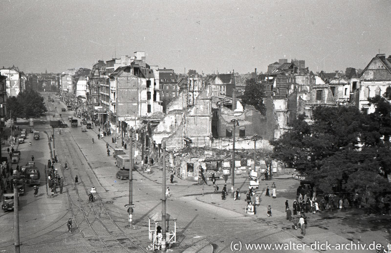 Blick vom alten Kölner Opernhaus 1946