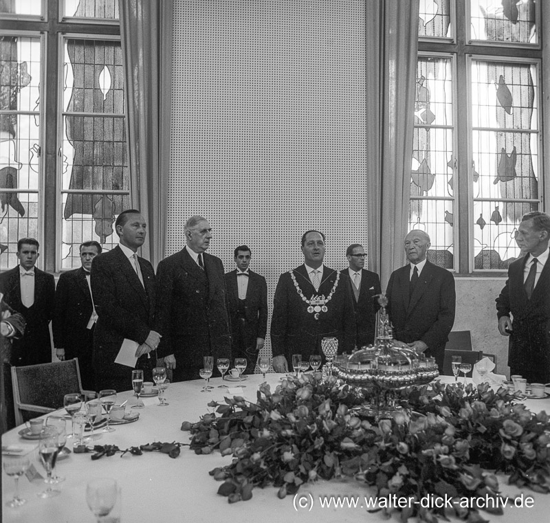 Großes Galadiner im Gürzenich 1962