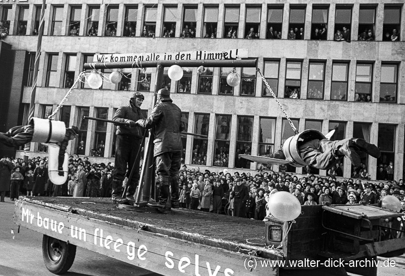 Wagen beim Veedelszoch 1953