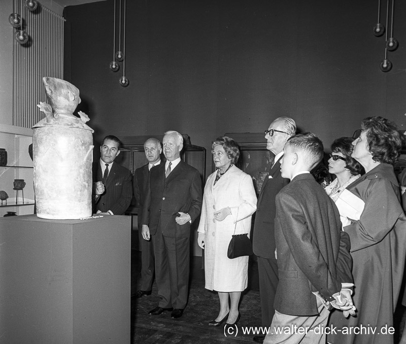 Museumsbesuch des Bundespräsidenten 1962