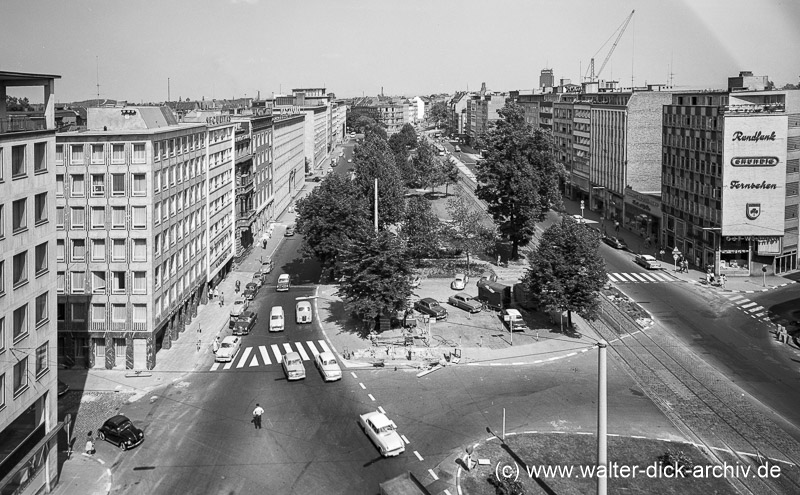 Kaiser-Wilhelm-Ring von oben 1959